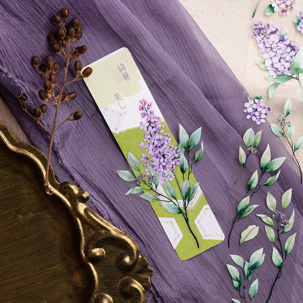 Loi Design - PET Tape - Floral Series - Lilac & Eucalyptus