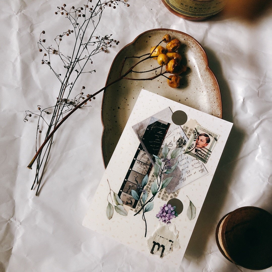 Loi Design - PET Tape - Floral Series - Lilac & Eucalyptus