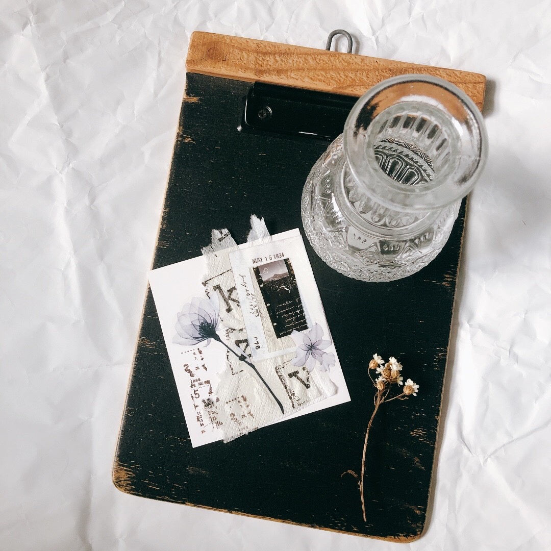 Loi Design - PET Tape - Translucent Floral Series - Monochrome Florals