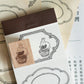 Loi Design - Wooden Rubber Stamp - Rabbit with Inkwell