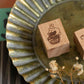 Loi Design - Wooden Rubber Stamp - Rabbit with Inkwell
