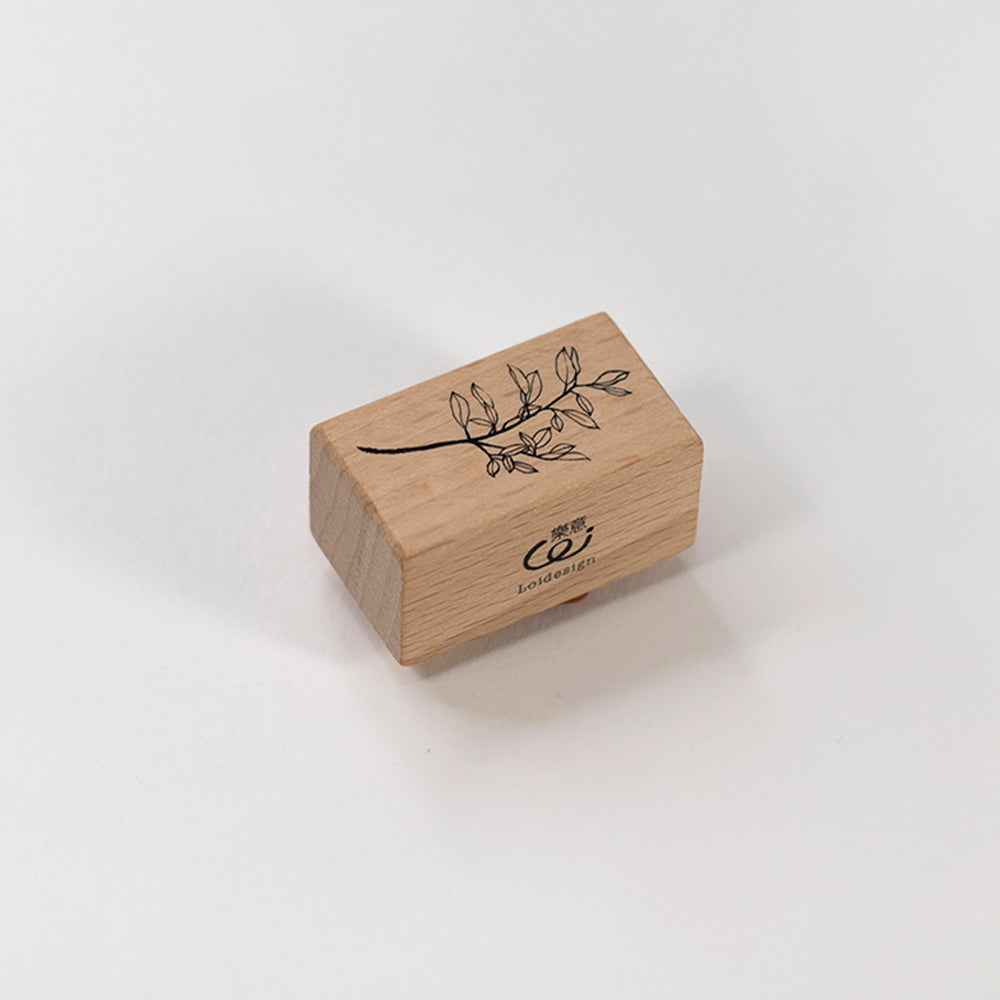 Loi Design - Wooden Rubber Stamp Set - Record Sweet Moments