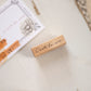 Loi Design - Wooden Rubber Stamp Set - Record Sweet Moments
