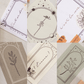 Loi Design - Wooden Rubber Stamp Set - Record Sweet Moments