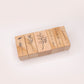 Loi Design - Wooden Rubber Stamp Set - Record Sweet Moments