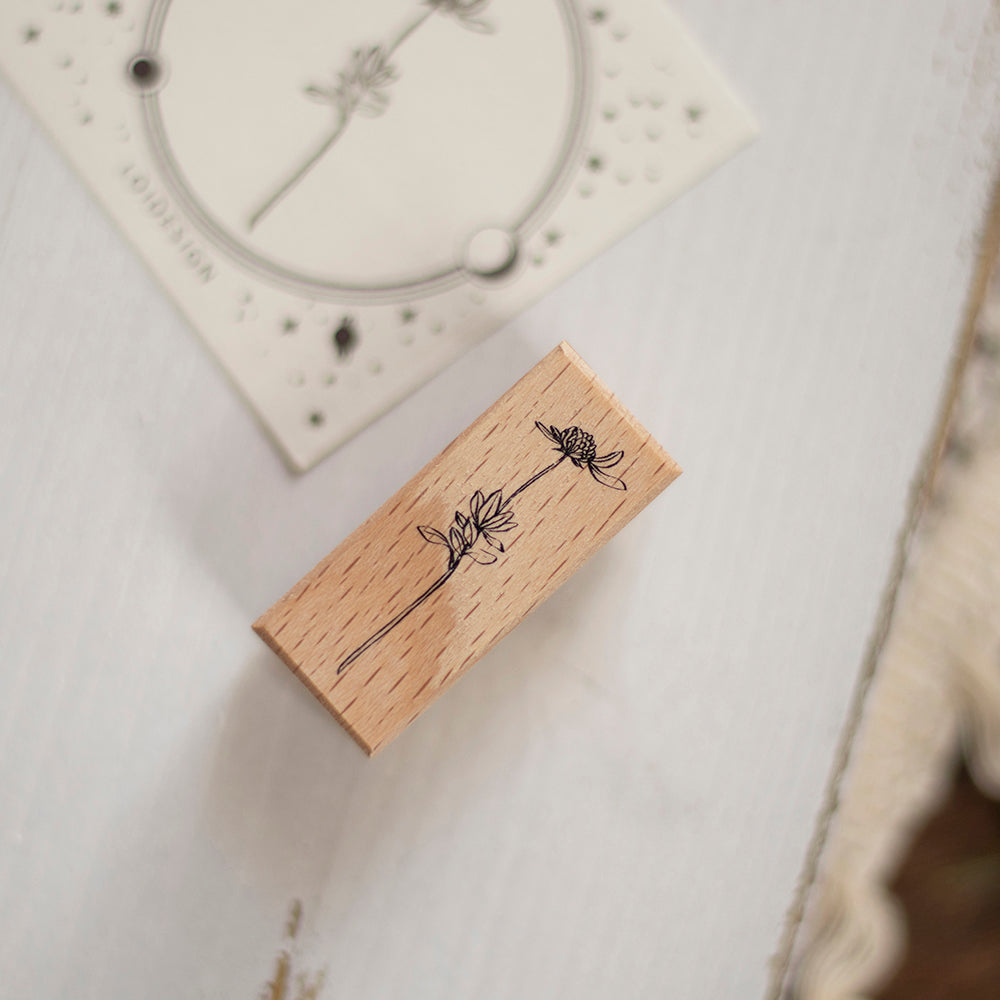 Loi Design - Wooden Rubber Stamp Set - Record Sweet Moments