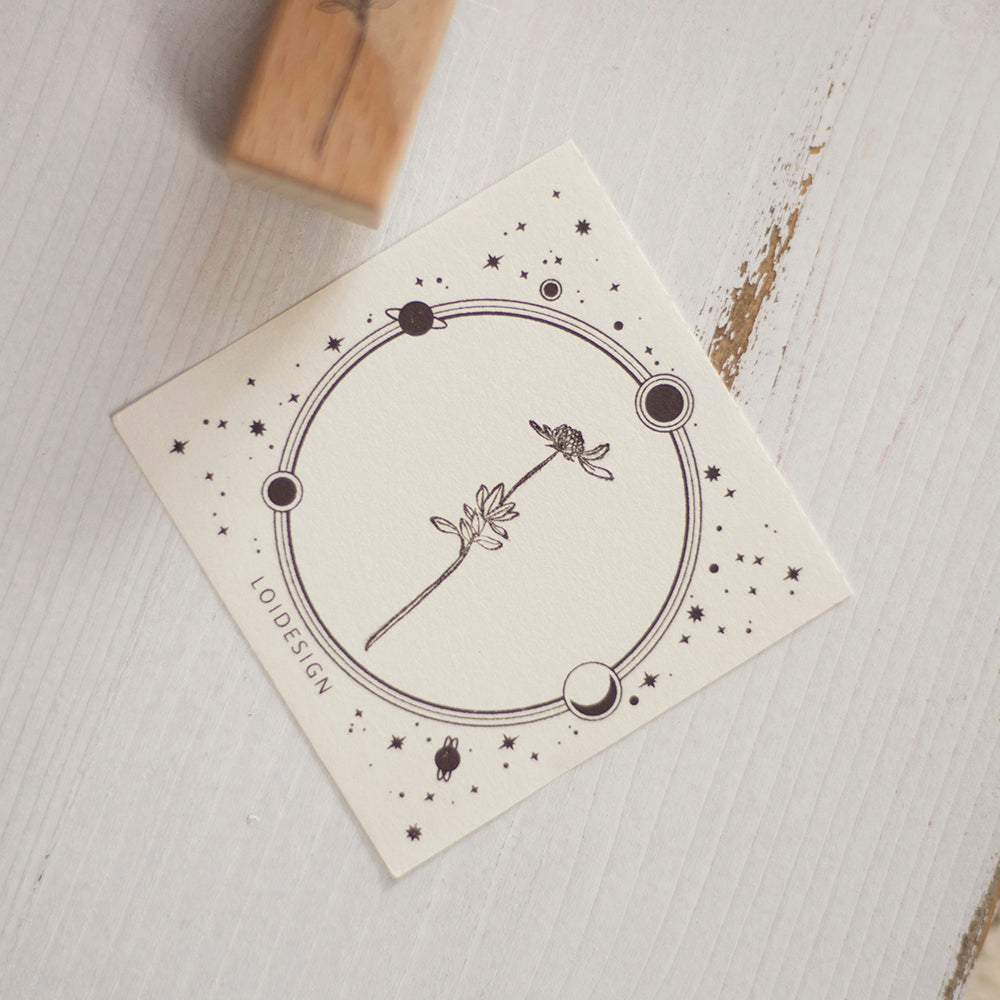 Loi Design - Wooden Rubber Stamp Set - Record Sweet Moments