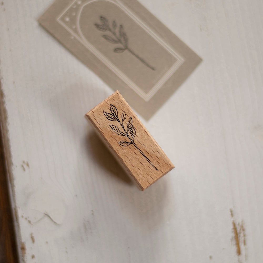 Loi Design - Wooden Rubber Stamp Set - Record Sweet Moments