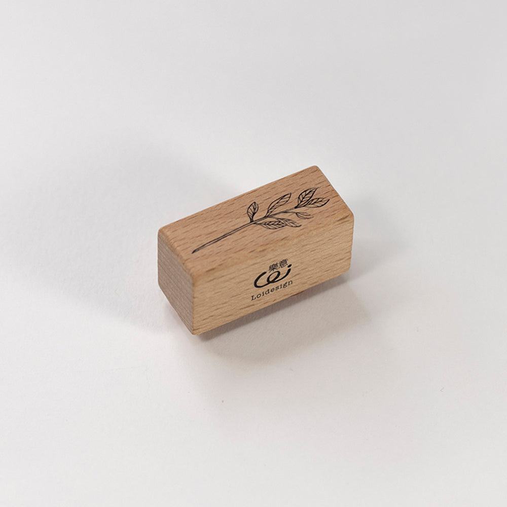 Loi Design - Wooden Rubber Stamp Set - Record Sweet Moments