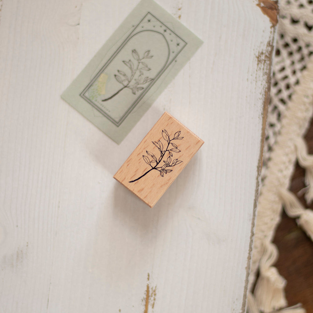 Loi Design - Wooden Rubber Stamp Set - Record Sweet Moments