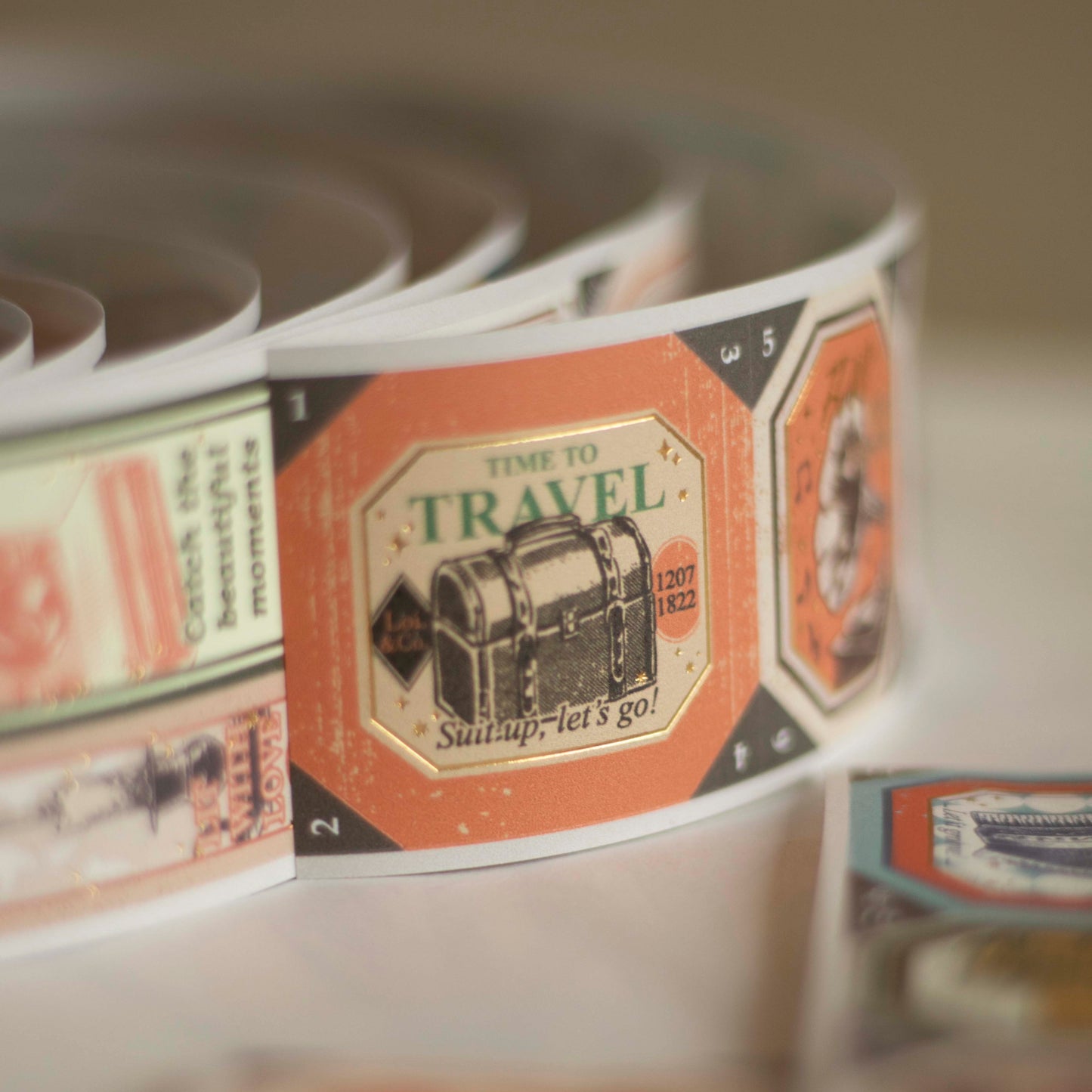 Loidesign – Foil-Stamped Die-Cut Masking Tape – The Next Journey