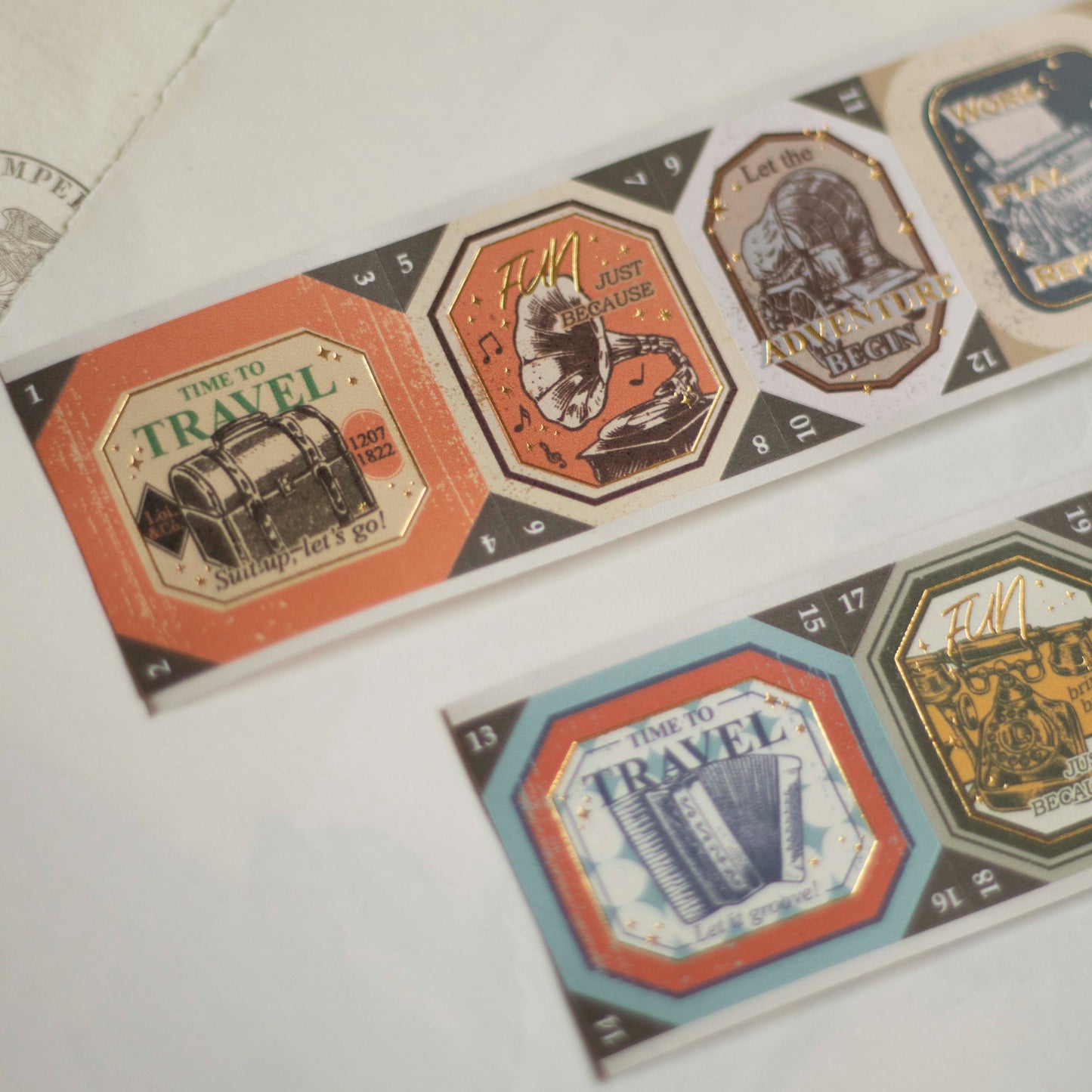 Loidesign – Foil-Stamped Die-Cut Masking Tape – The Next Journey