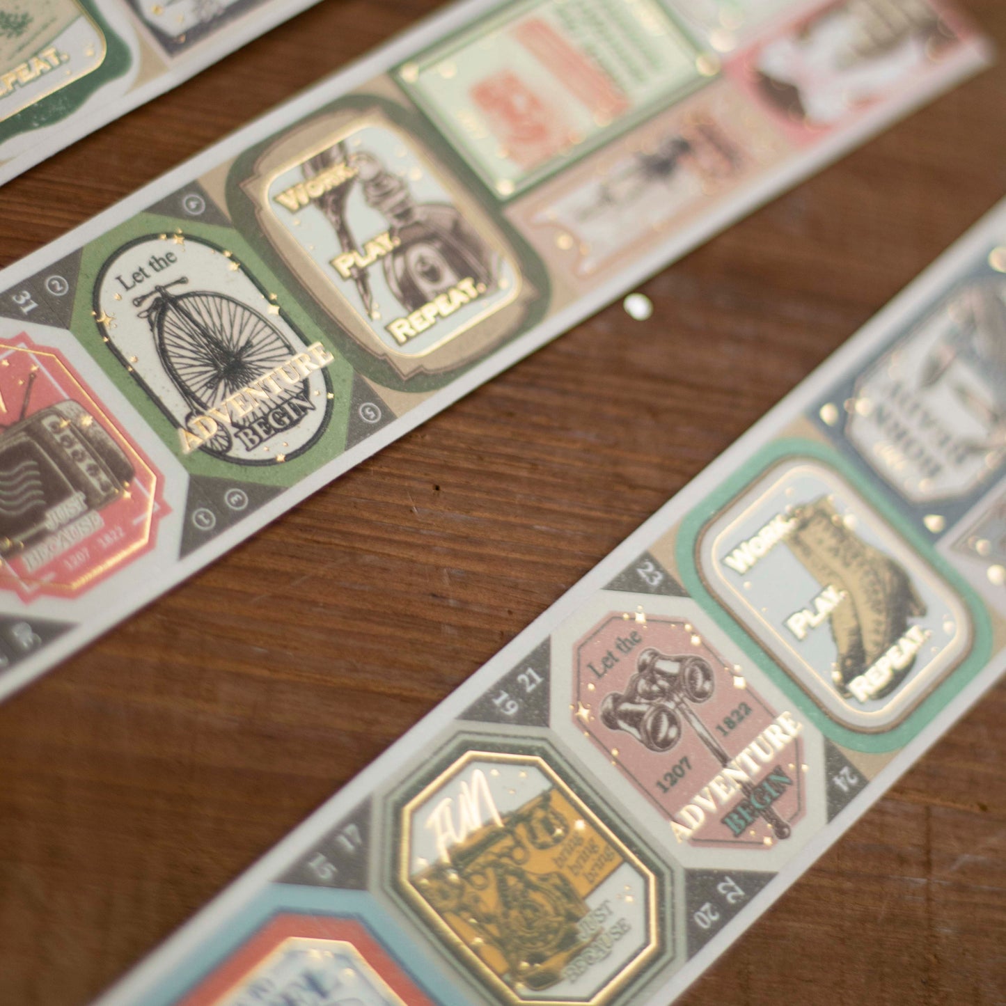 Loidesign – Foil-Stamped Die-Cut Masking Tape – The Next Journey