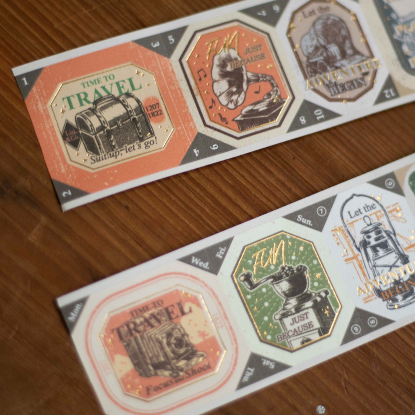 Loidesign – Foil-Stamped Die-Cut Masking Tape – The Next Journey