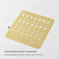 Midori - Brass Calendar Template Stencil - Monthly Block - Large