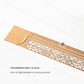 Midori - Clip Stencil Ruler - Rose Gold