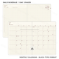 Midori - Hibino - 2026 Diary - 1 Day 2 Pages - A6 - Camel