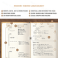 Midori - Hibino - 2026 Diary - 1 Day 2 Pages - A6 - Camel