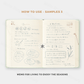 Midori - Hibino - 2026 Diary - 1 Day 2 Pages - A6 - Camel