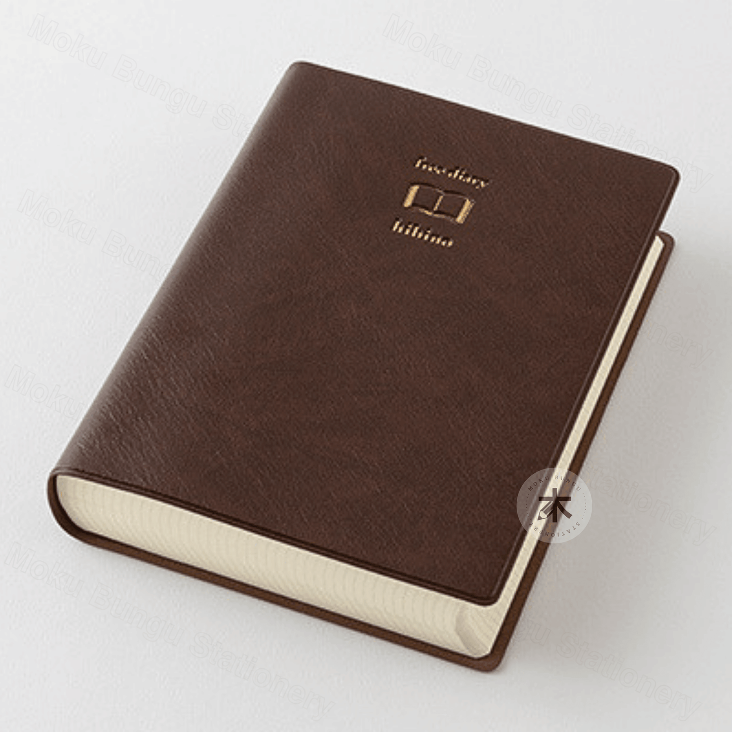 Midori - Hibino - Free Diary - 1 Day 2 Pages - A6 - Brown