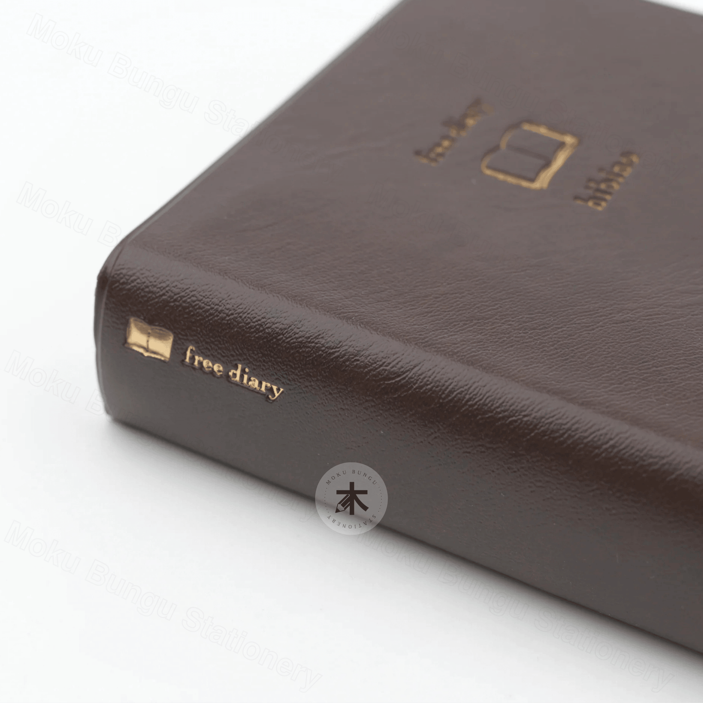Midori - Hibino - Free Diary - 1 Day 2 Pages - A6 - Brown