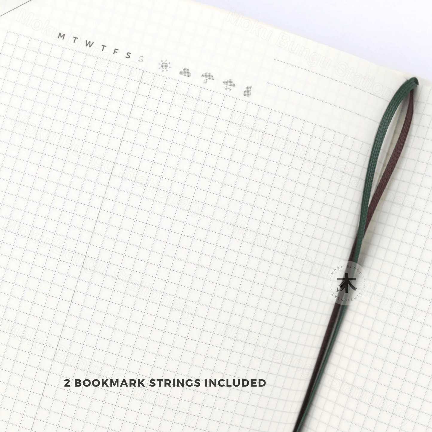 Midori - Hibino - Free Diary - 1 Day 2 Pages - A6 - Ivory