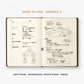 Midori - Hibino - Free Diary - 1 Day 2 Pages - A6 - Ivory