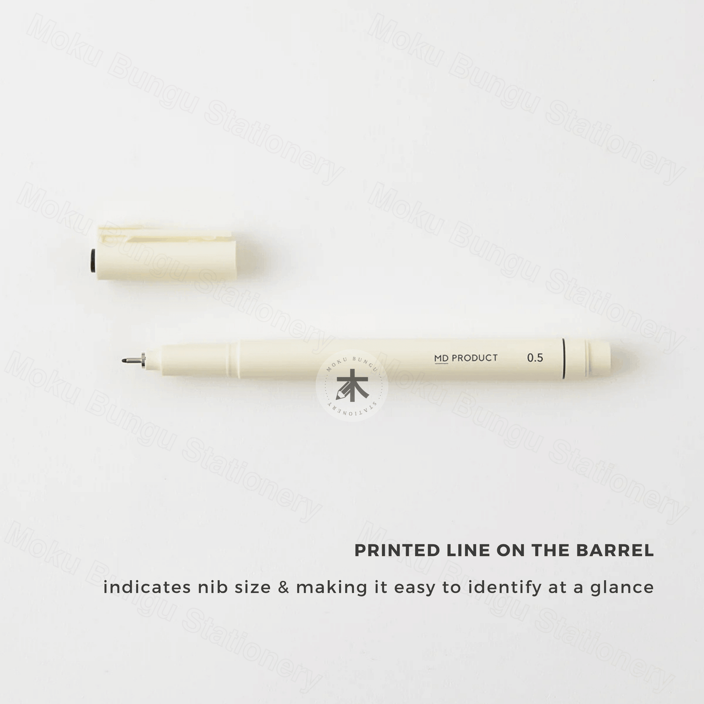 Midori - MD Drawing Pen - Black - 0.5mm