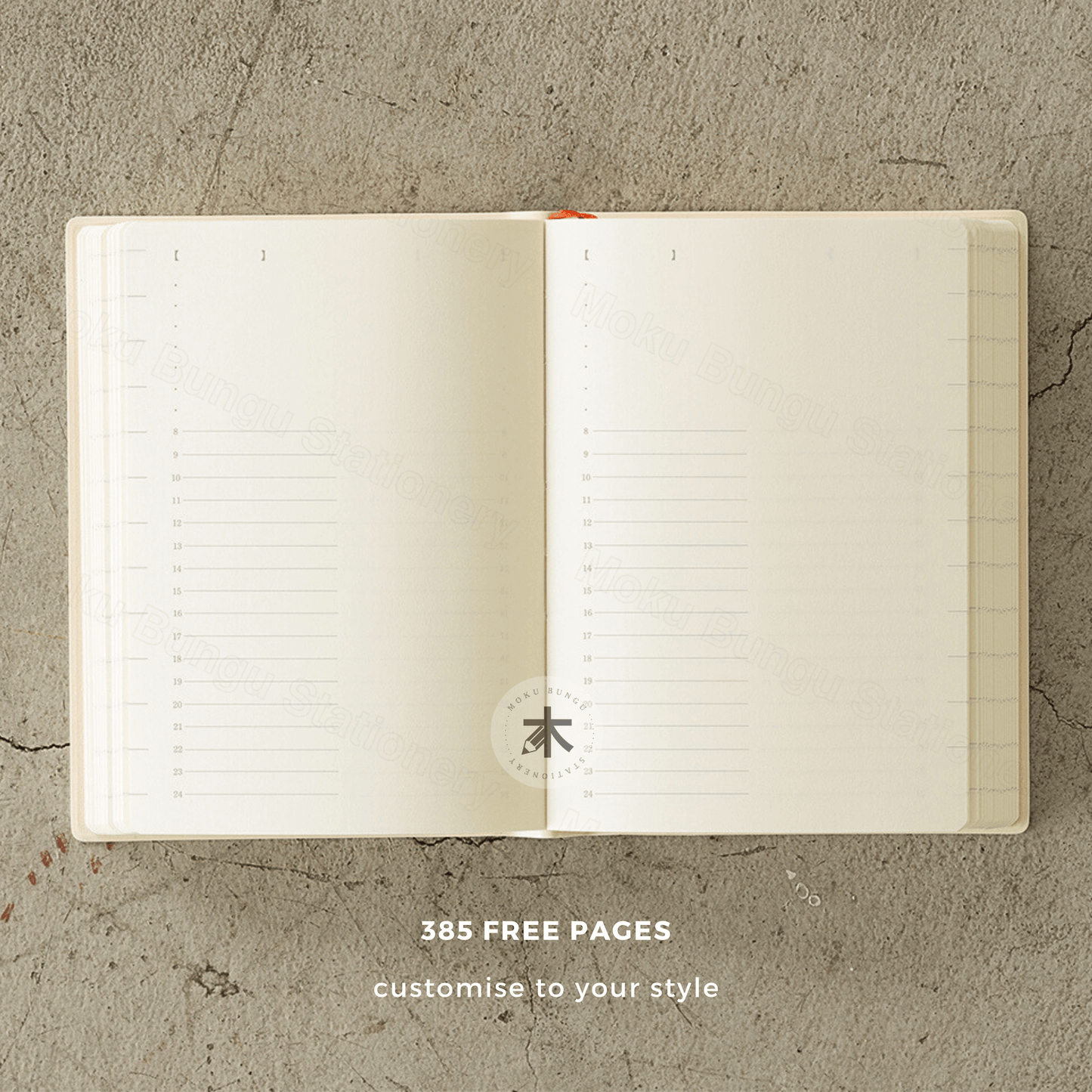 Midori - MD Notebook - 2025 Diary - 1 Day 1 Page - A6