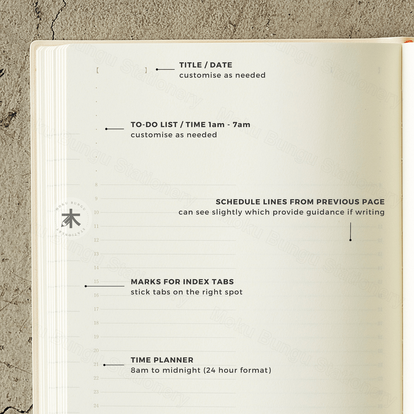 Midori - MD Notebook - 2026 Diary - 1 Day 1 Page - A6