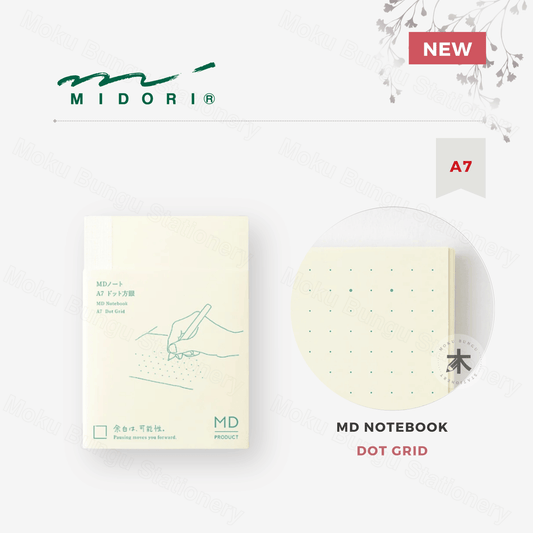 Midori - MD Notebook - A7 - Dot Grid