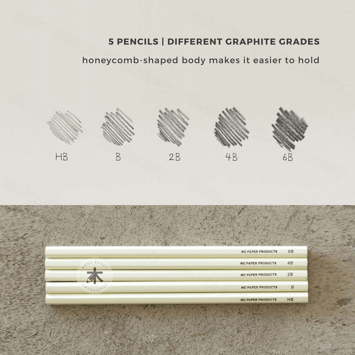 Midori - MD Pencil Drawing Kit - Set of Pencils & Sharpener – Moku ...