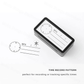 Midori - Paintable Pre-inked Stamp - Half Size - Time Record