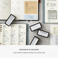 Midori - Paintable Pre-inked Stamp - Half Size - To-Do List