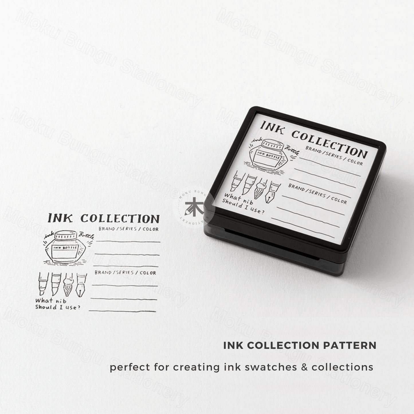 Midori - Paintable Pre-inked Stamp - Ink Collection