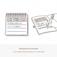 Midori - Paintable Pre-inked Stamp - Memo (Soft Brown Ink)