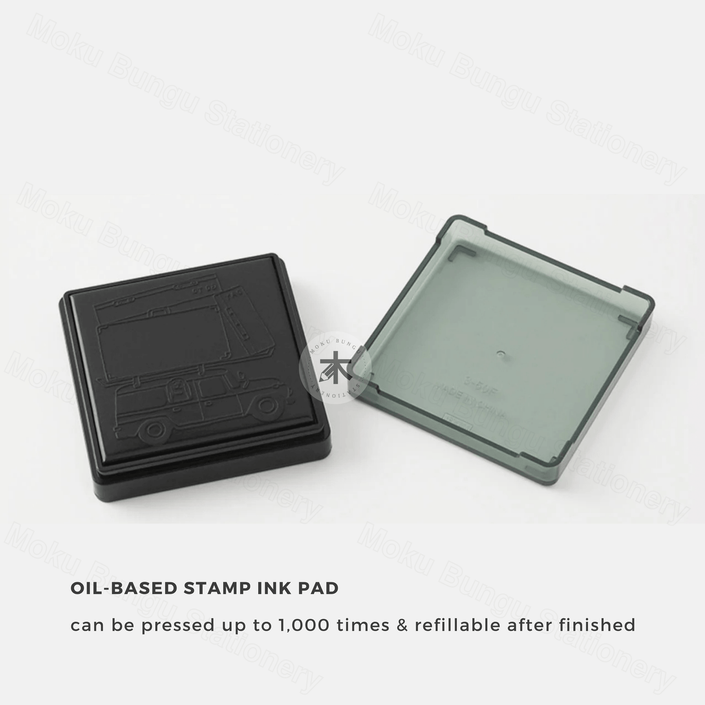 Midori - Paintable Pre-inked Stamp - Travelling
