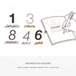 Midori - Paintable Self-Inking Rotating Stamp - 12 Months (Soft Brown Ink)