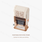Midori - Paintable Self-Inking Rotating Stamp - Cat (Soft Brown Ink)