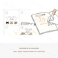 Midori - Paintable Self-Inking Rotating Stamp - Cat (Soft Brown Ink)