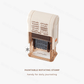 Midori - Paintable Self-Inking Rotating Stamp - Days of the Week (Soft Brown Ink)