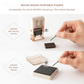 Midori - Paintable Stamp Ink Refill Set - 0.25ml x 4 pieces - Soft Brown