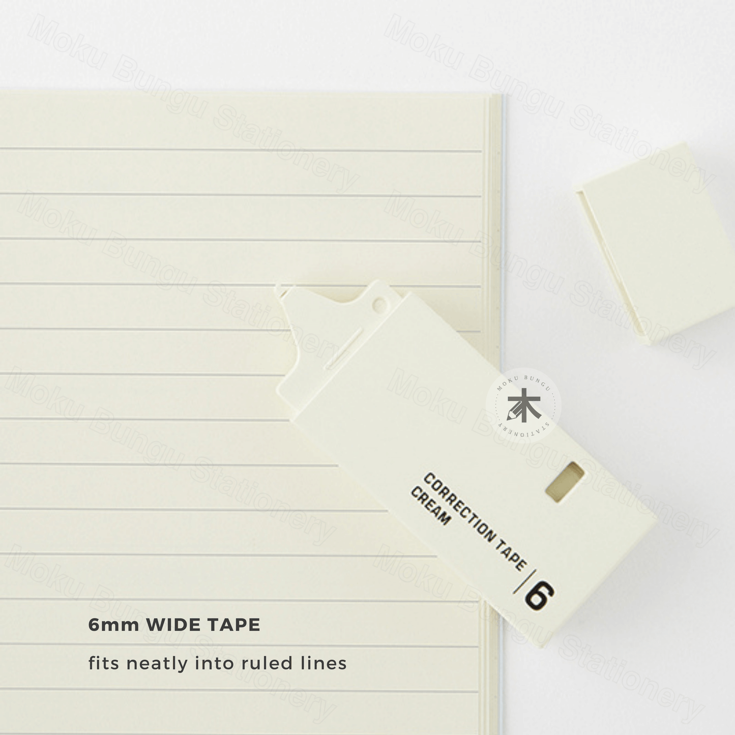 Midori - Paper Correction Tape - Cream Colour - 6mm