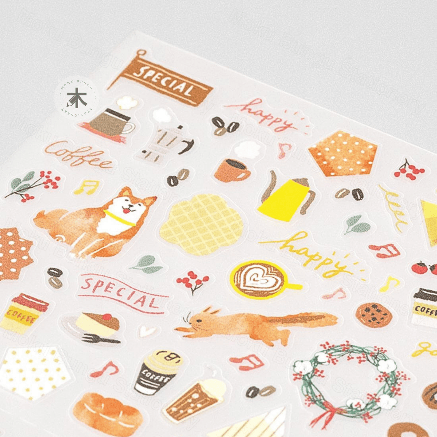 Midori - Seal Collection - Planner Stickers - Colour Theme - Brown