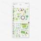 Midori - Seal Collection - Planner Stickers - Colour Theme - Green