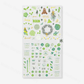 Midori - Seal Collection - Planner Stickers - Colour Theme - Green