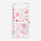 Midori - Seal Collection - Planner Stickers - Colour Theme - Pink