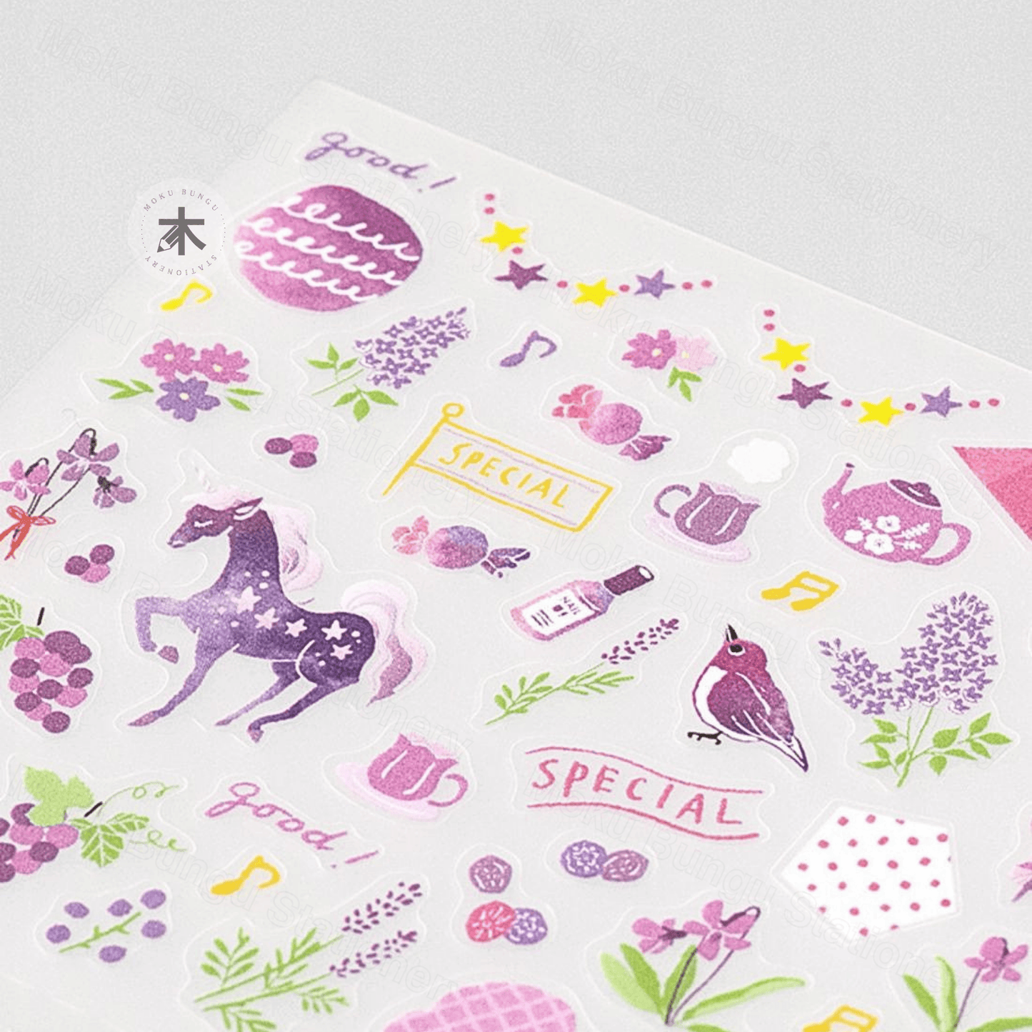 Midori - Seal Collection - Planner Stickers - Colour Theme - Purple
