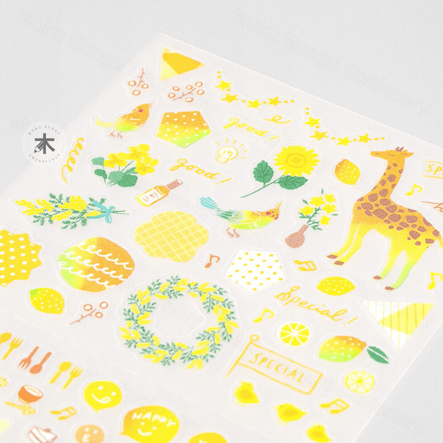 Midori - Seal Collection - Planner Stickers - Colour Theme - Yellow