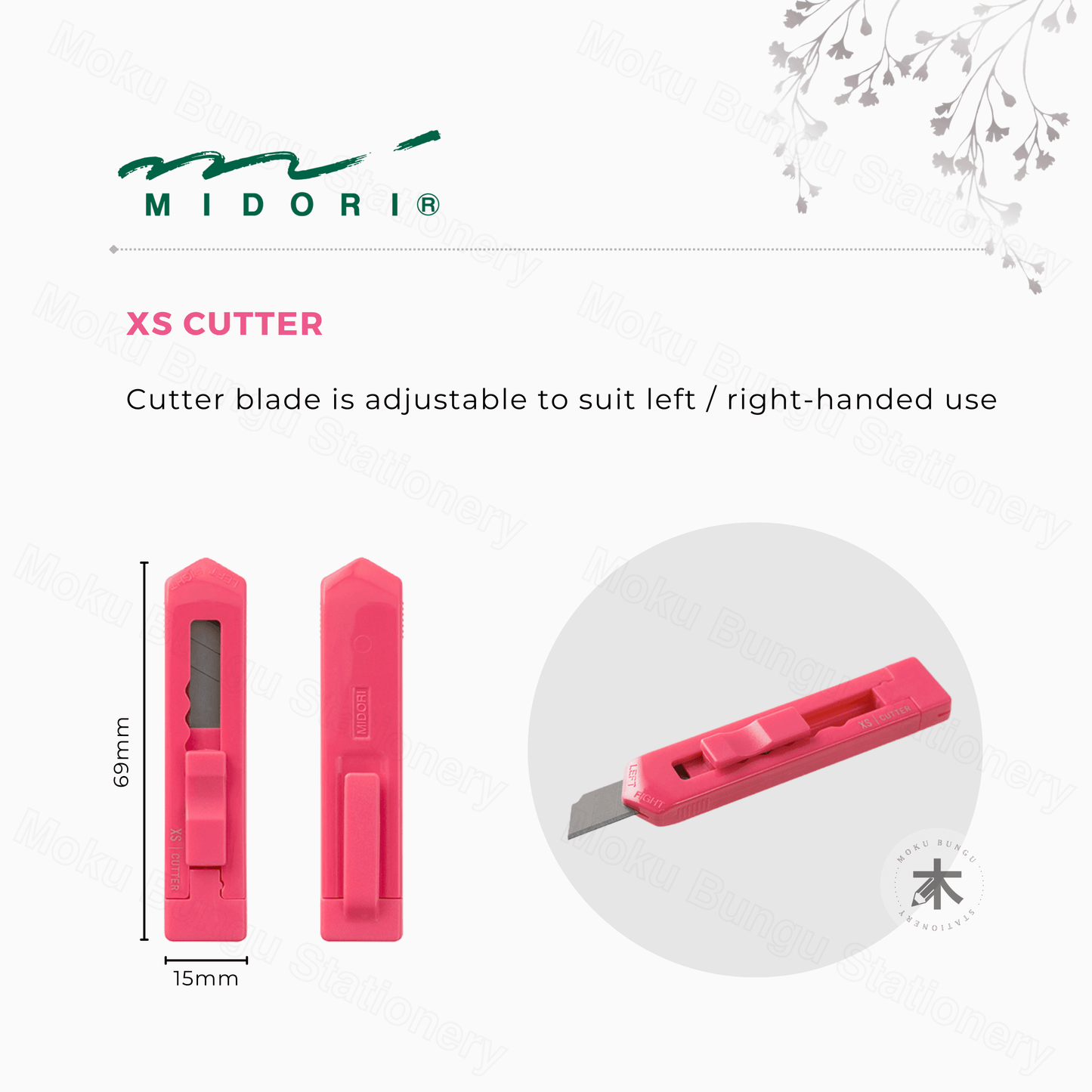 Midori - XS Portable Stationery Kit - Pink